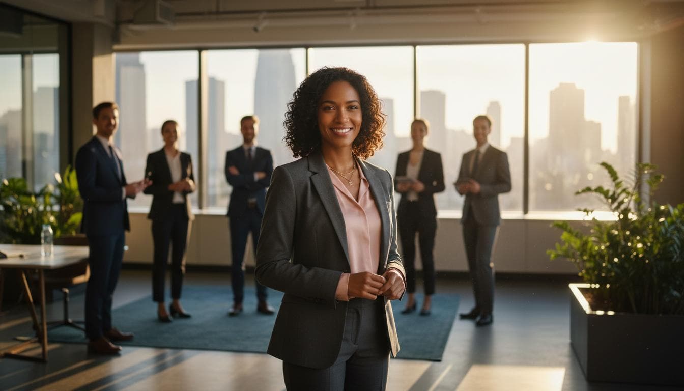 Internationale Bewerberin reicht ihr Profil bei Job Zentrum Berlin ein