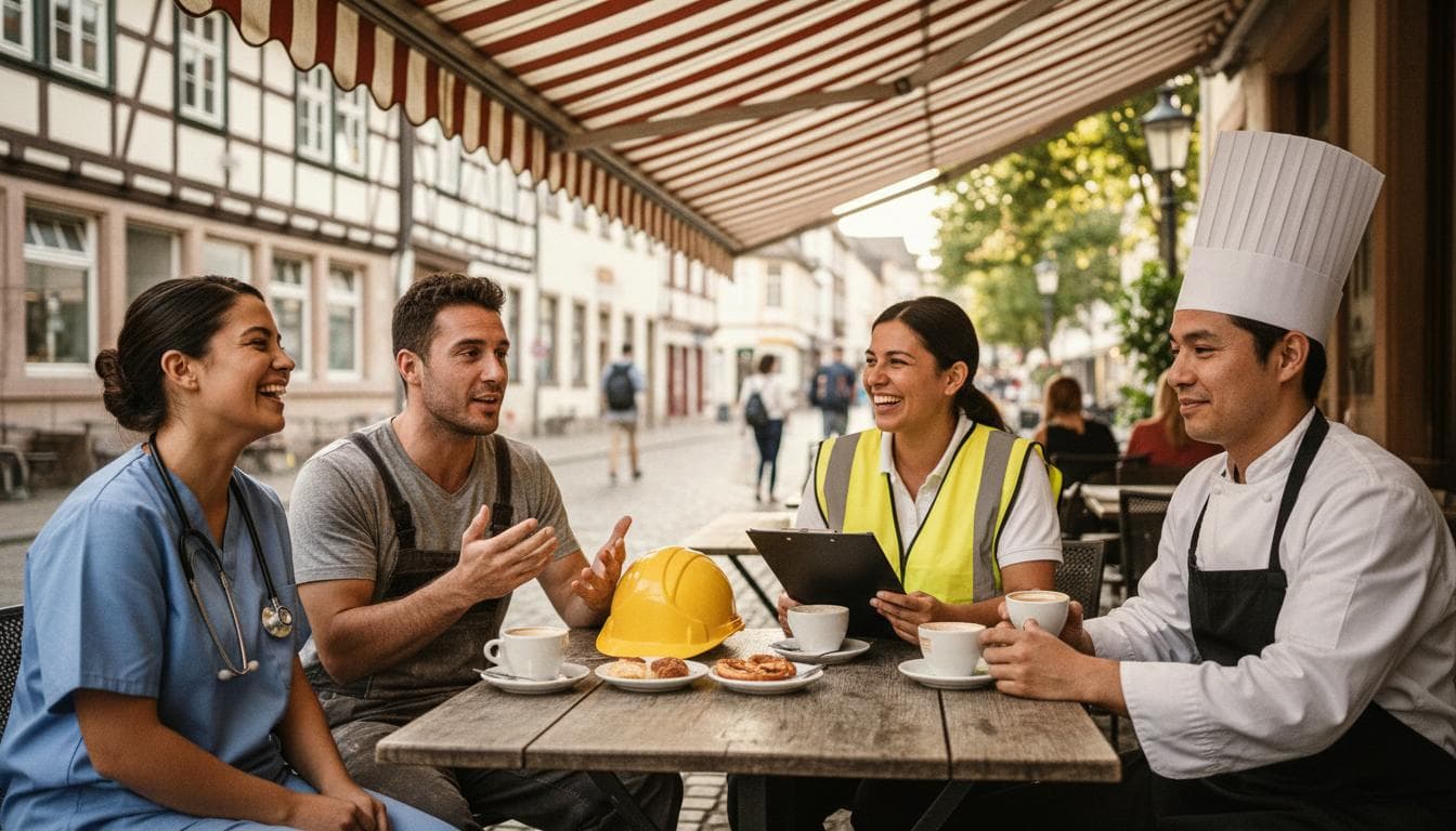 Internationale Fachkräfte verschiedener Branchen für Unternehmen in Deutschland